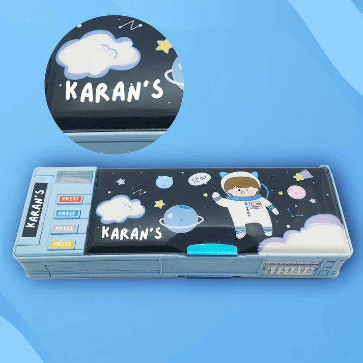Press Case Pencil Box - Unicorn theme
