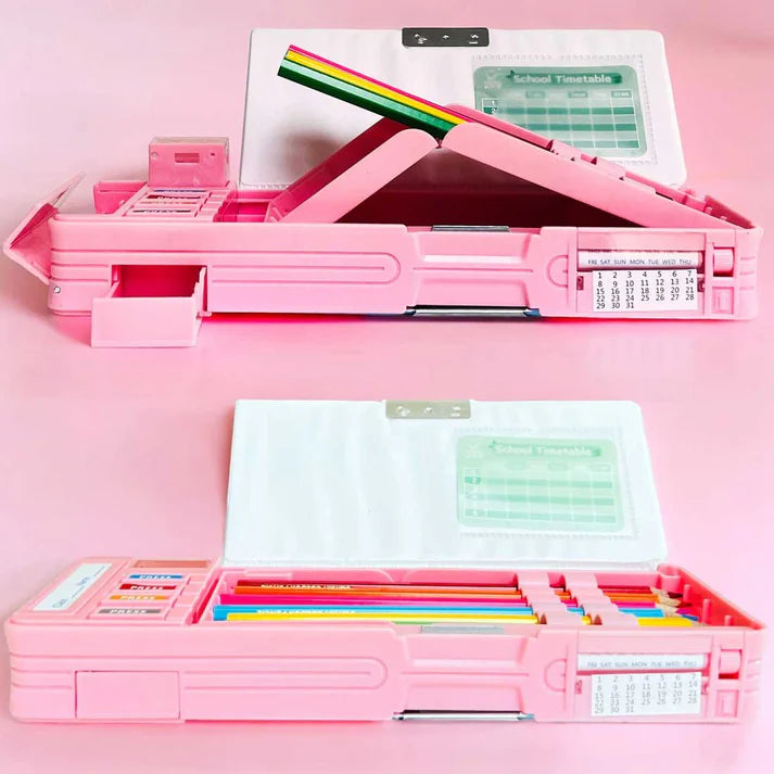 Press Case Pencil Box - Unicorn theme