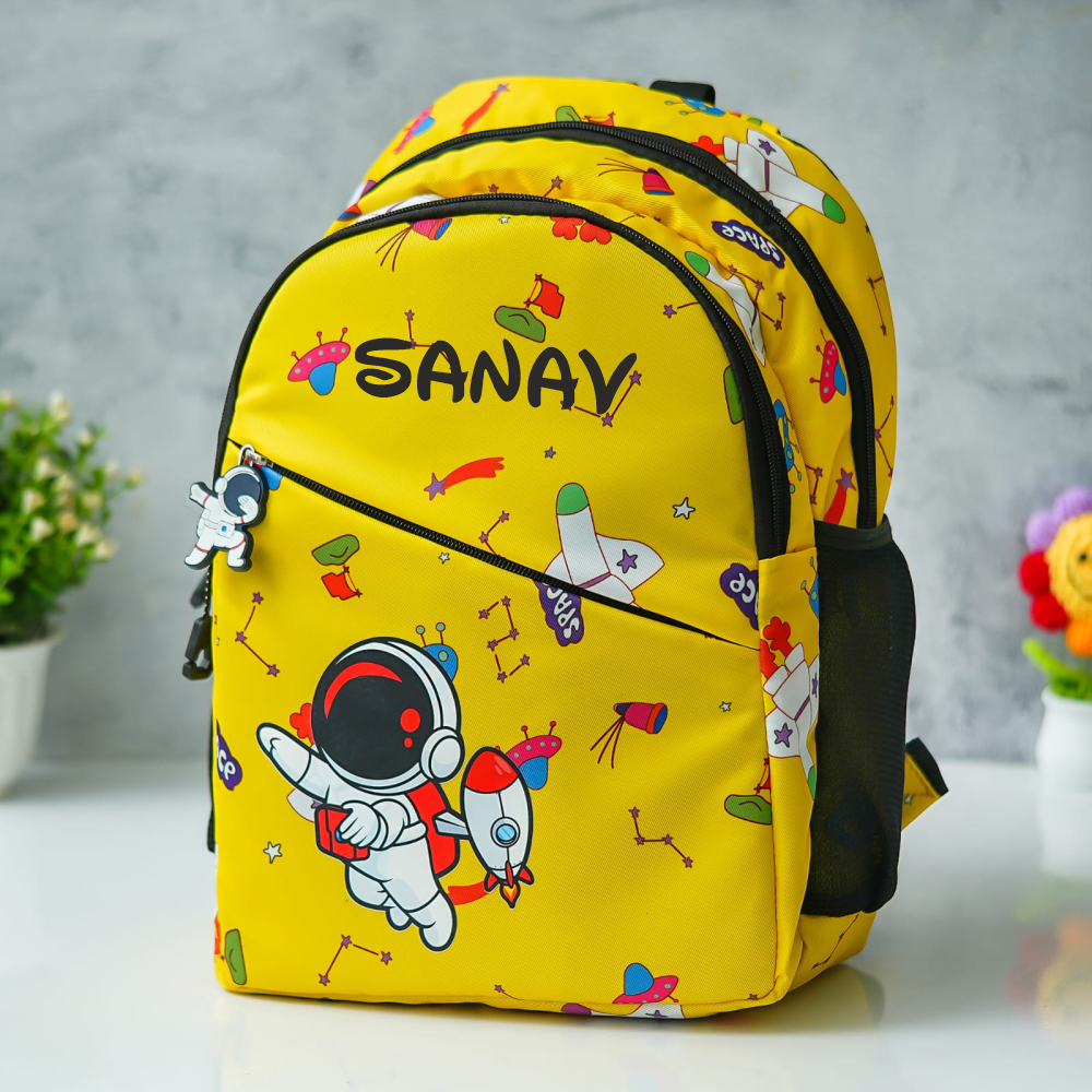 Space Personalized Kids School Bag β Nursery