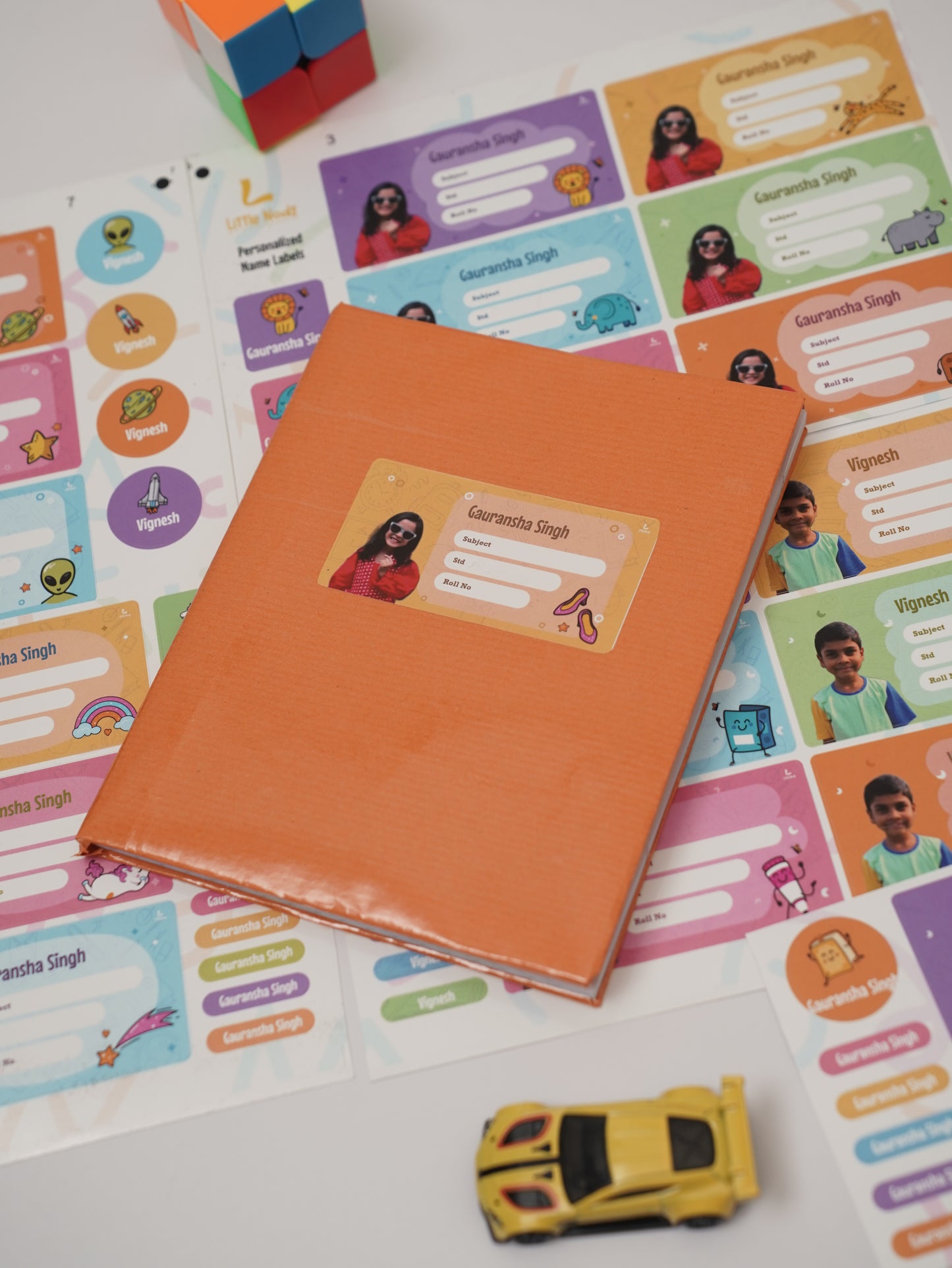 Personalized Book Labels with Photo