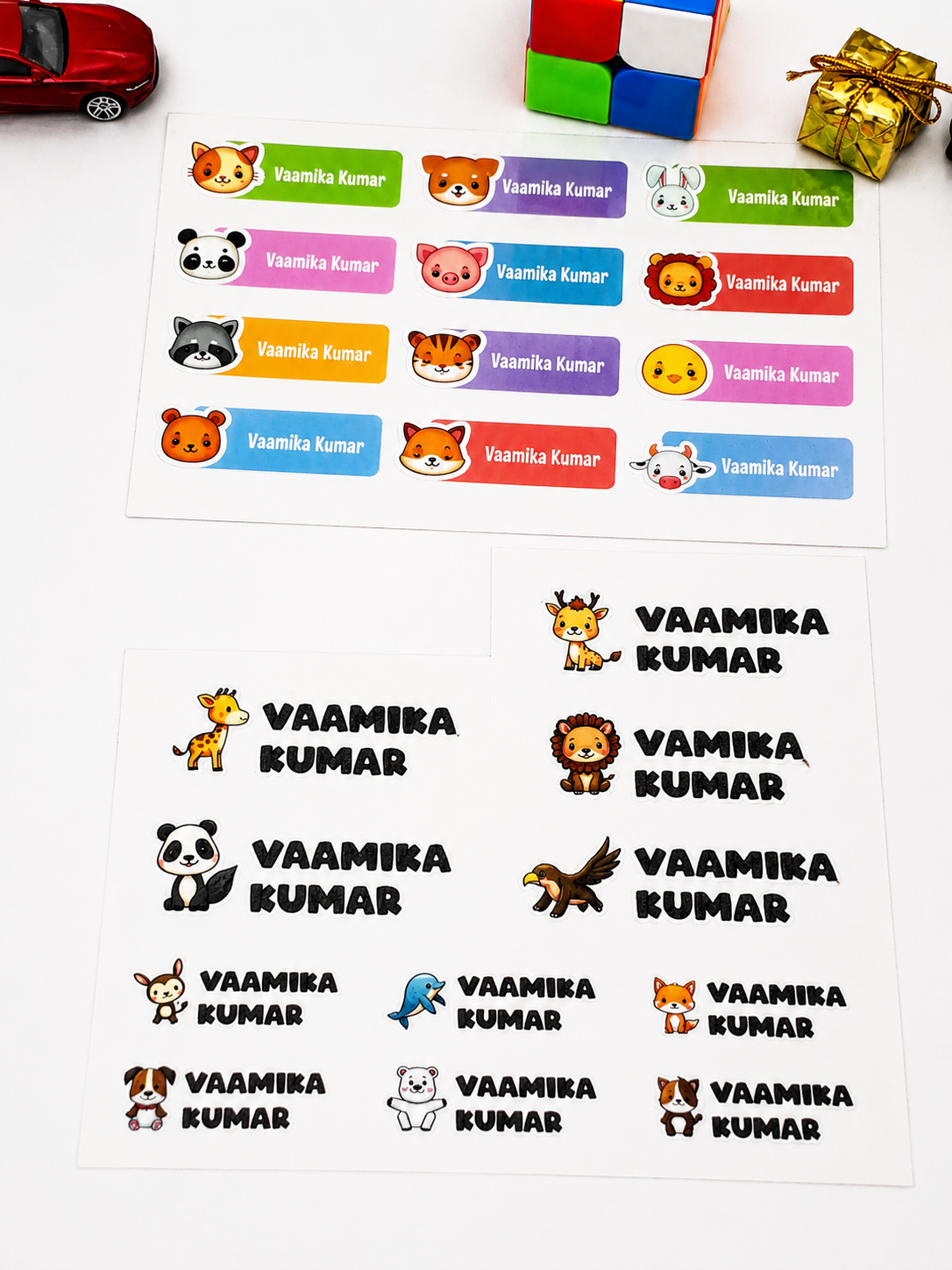 Transparent Emborsed UV Stickers