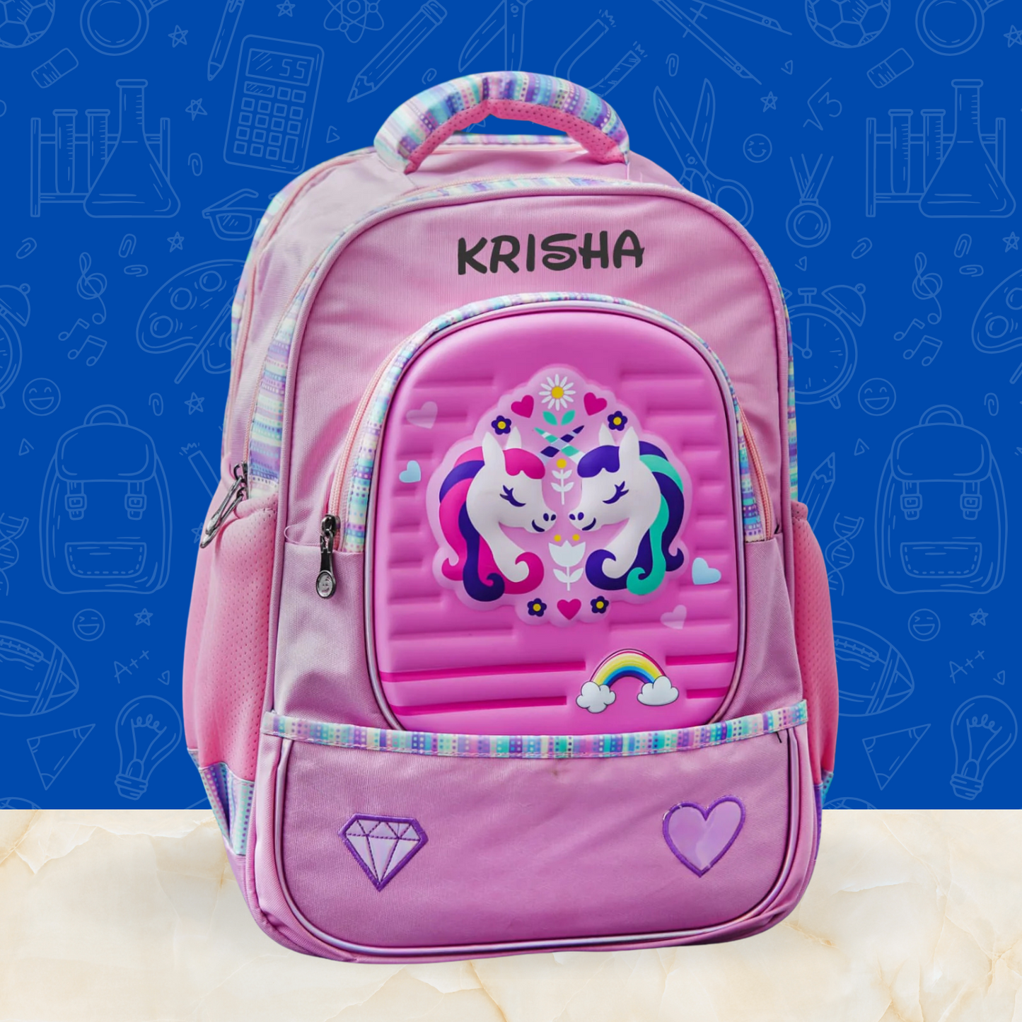 Premium Double Unicorn Pink bags combo