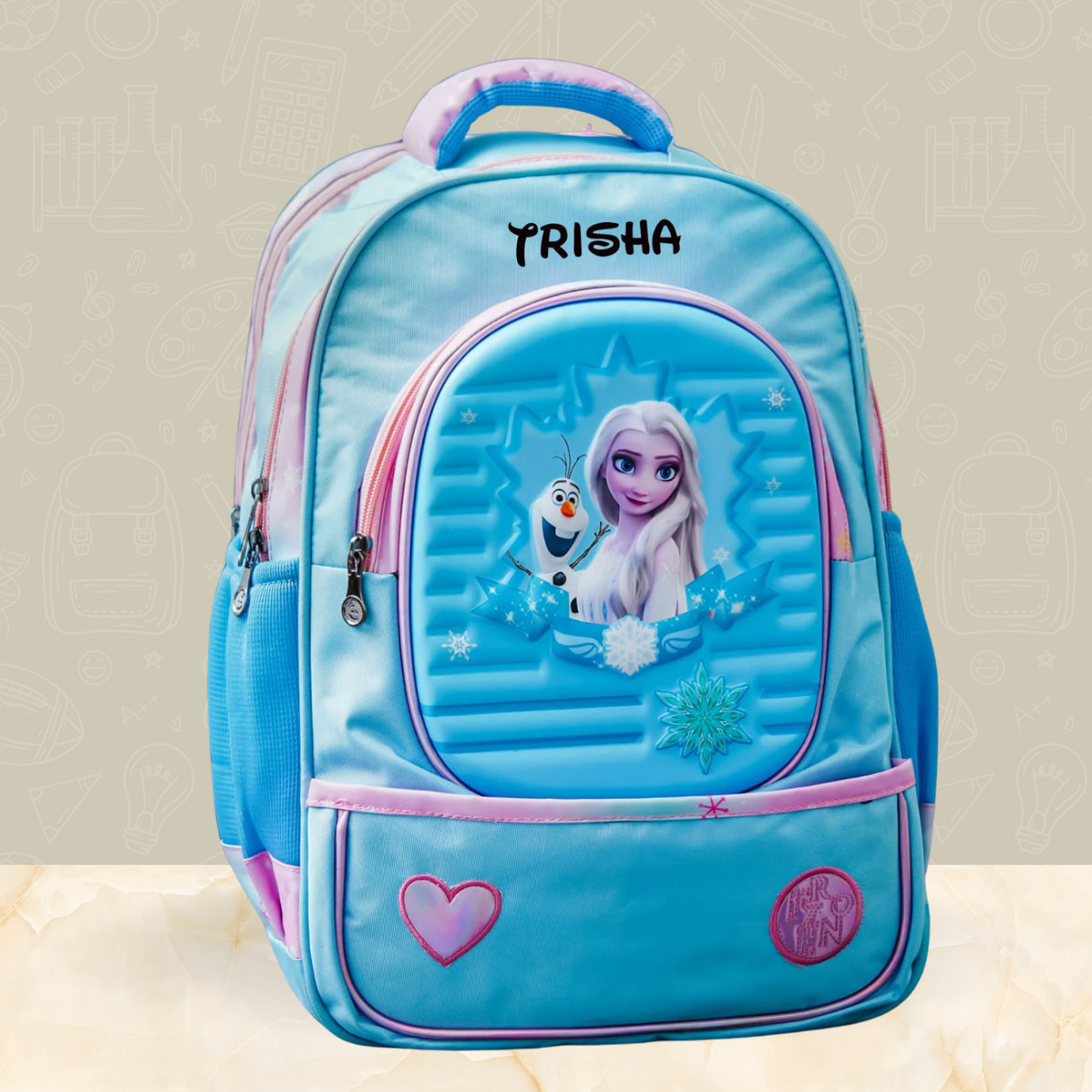 Frozen 3D Shell Customized Kids Bag