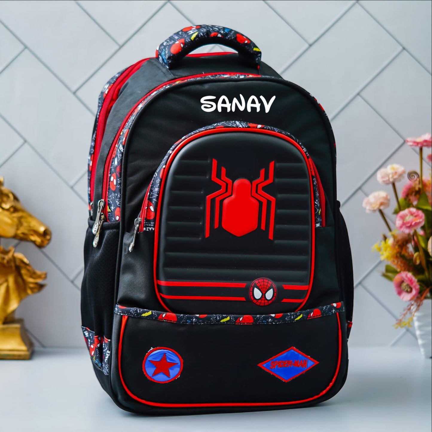 Premium Spider Man School bag Combo