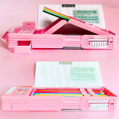 Press Case Pencil Box - Unicorn theme