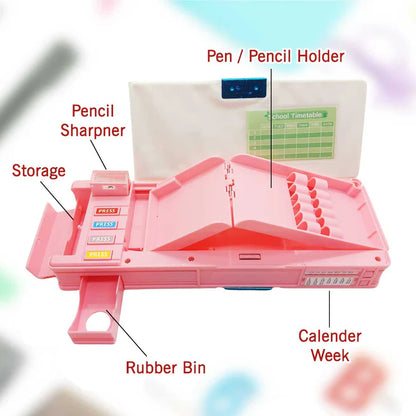 Press Case Pencil Box - Unicorn theme
