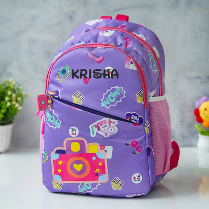 Camera Personalized Kids School Bag – Nursery