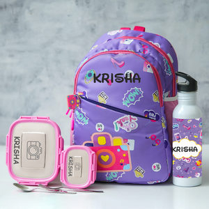 Camera Personalized Kids School Bag – Nursery