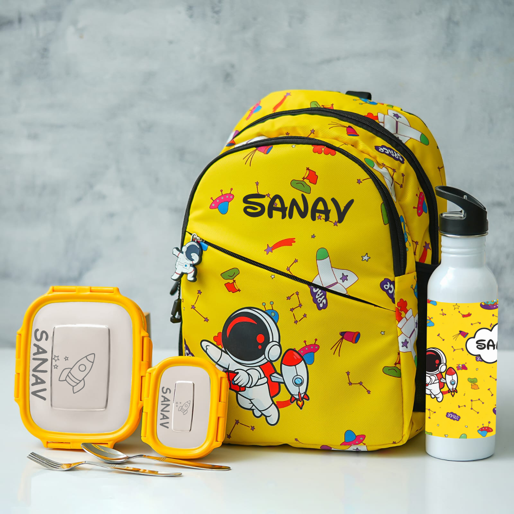 Space Personalized Kids School Bag – Nursery