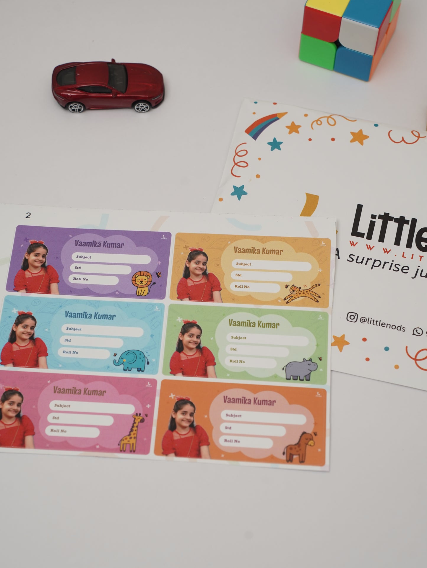 Personalized Book Labels with Photo