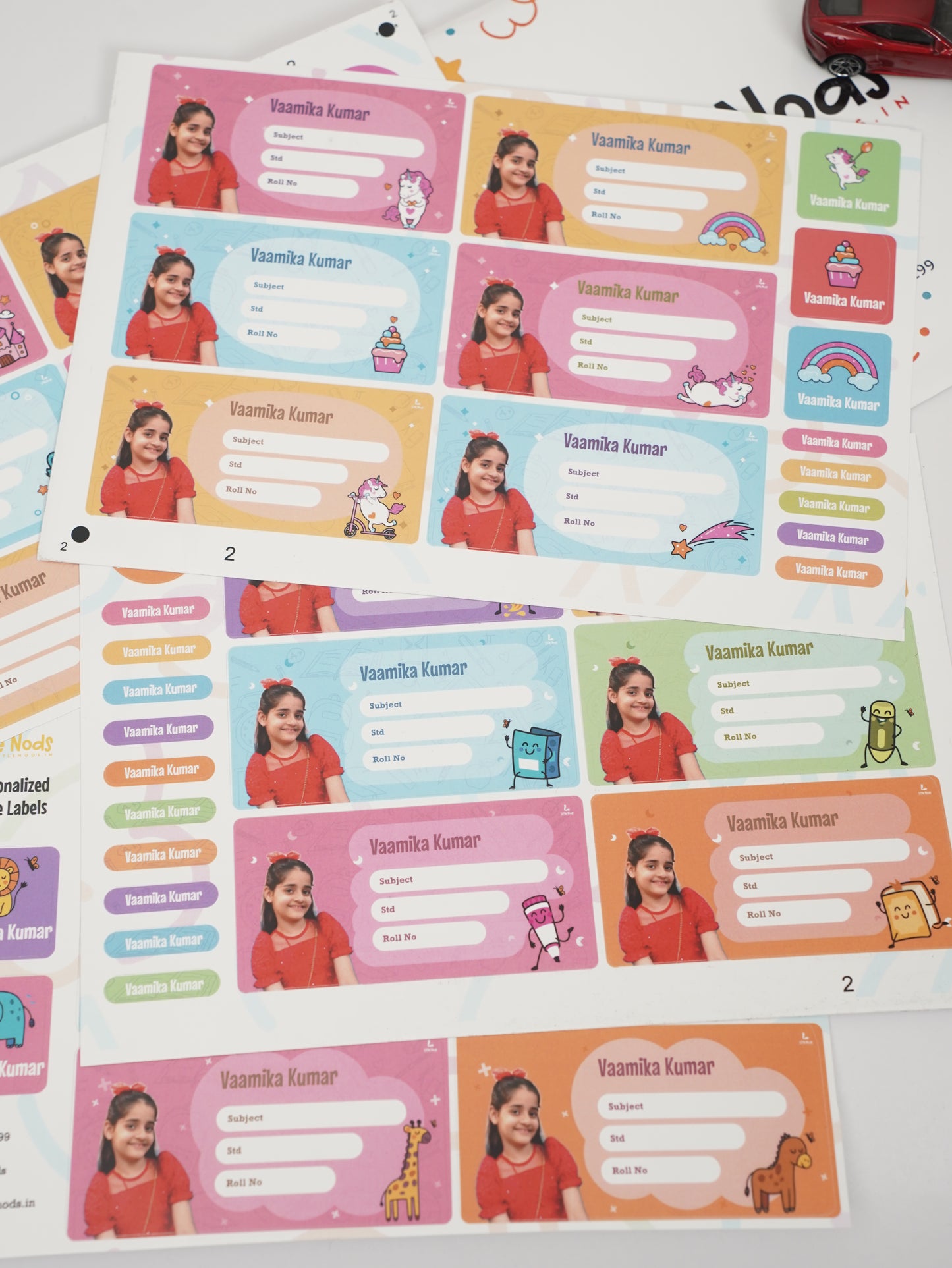 Personalized Book Labels with Photo