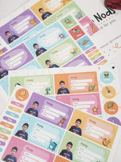 Personalized Book Labels with Photo
