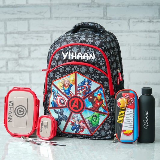 Avengers Theme Personalized Kids School Bag – Senior