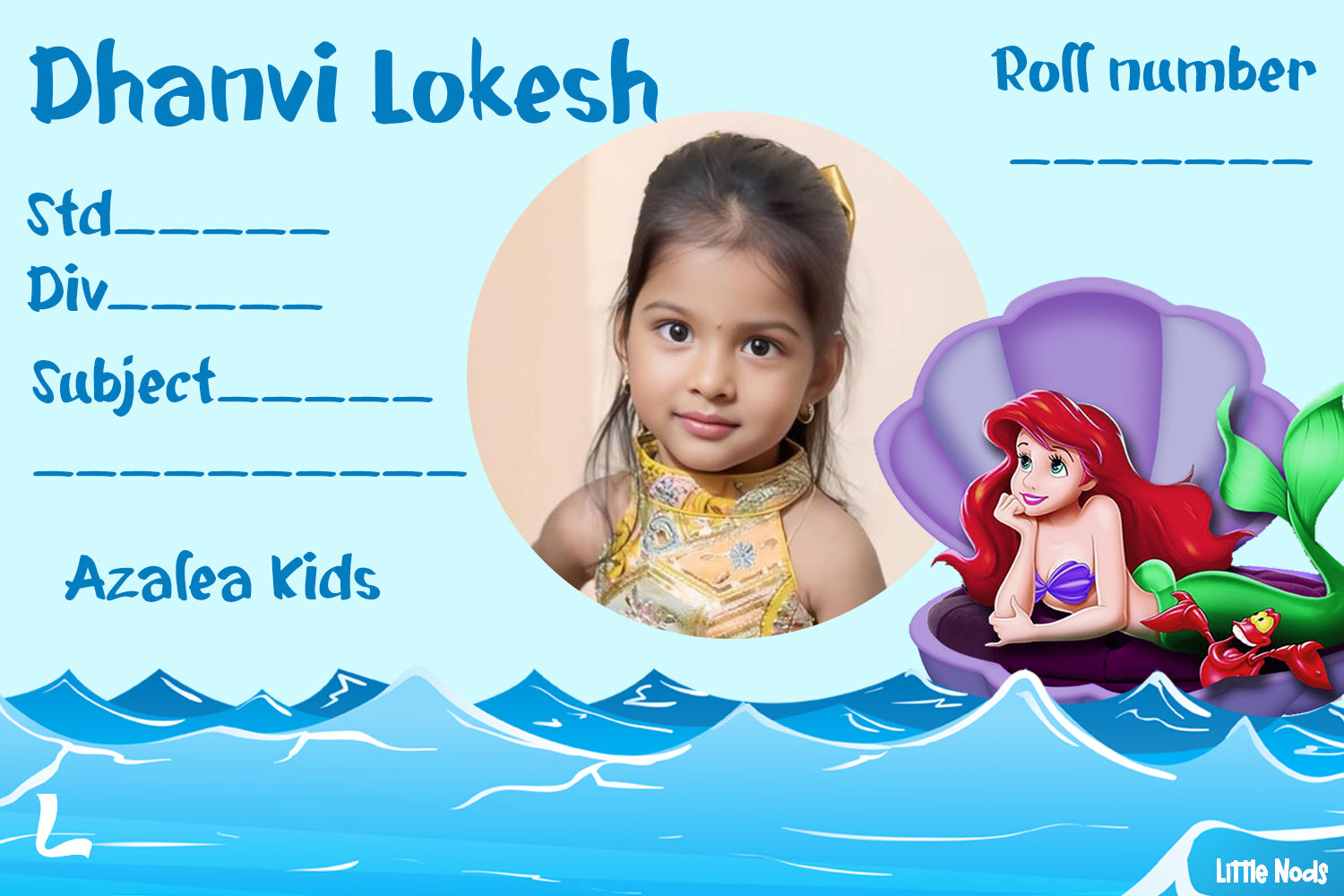 Customized School Name slips for books