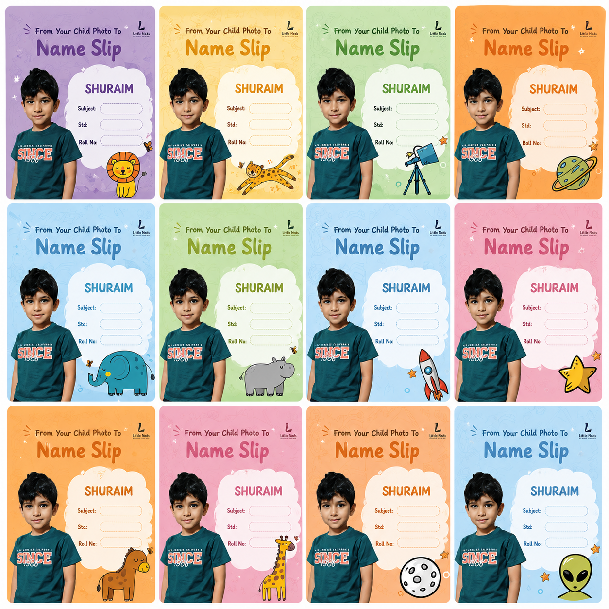 Personalized Book Labels with Photo