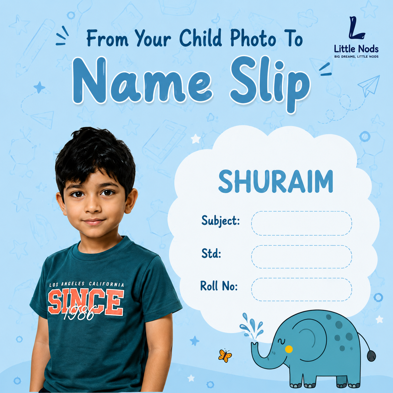 Personalized Book Labels with Photo