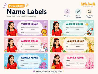 Personalized Book Labels with Photo