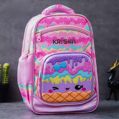 Personalized Candy theme school bag combo
