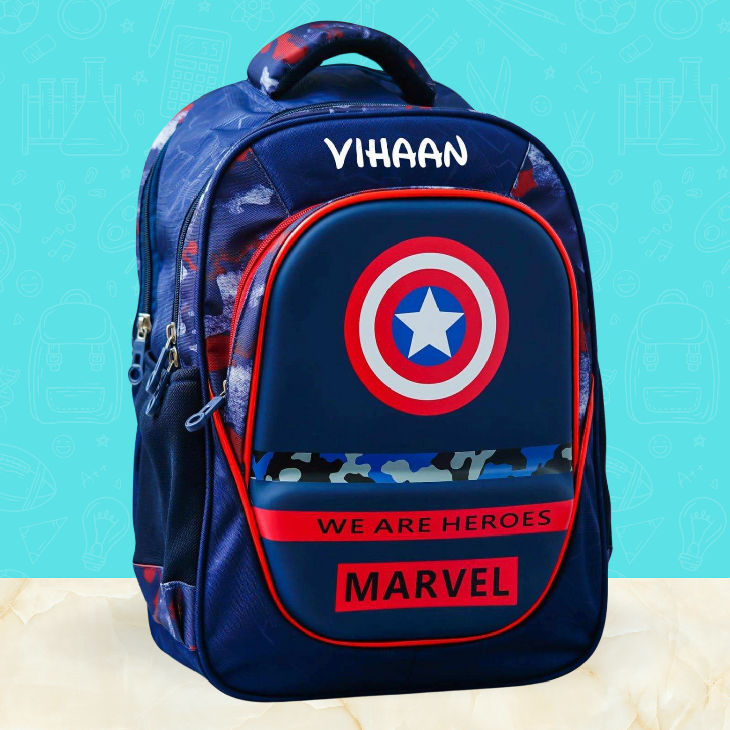 Captian America theme Customized bag combo
