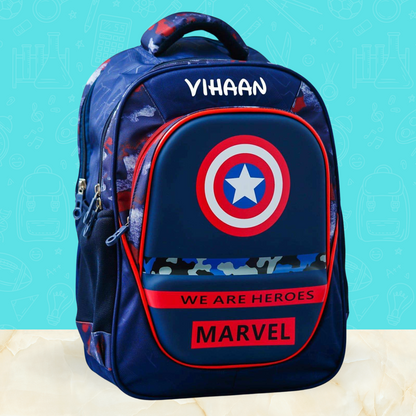 Captian America theme Customized bag combo
