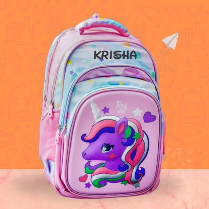 Unicorn 3D Shell Customized Kids Bag