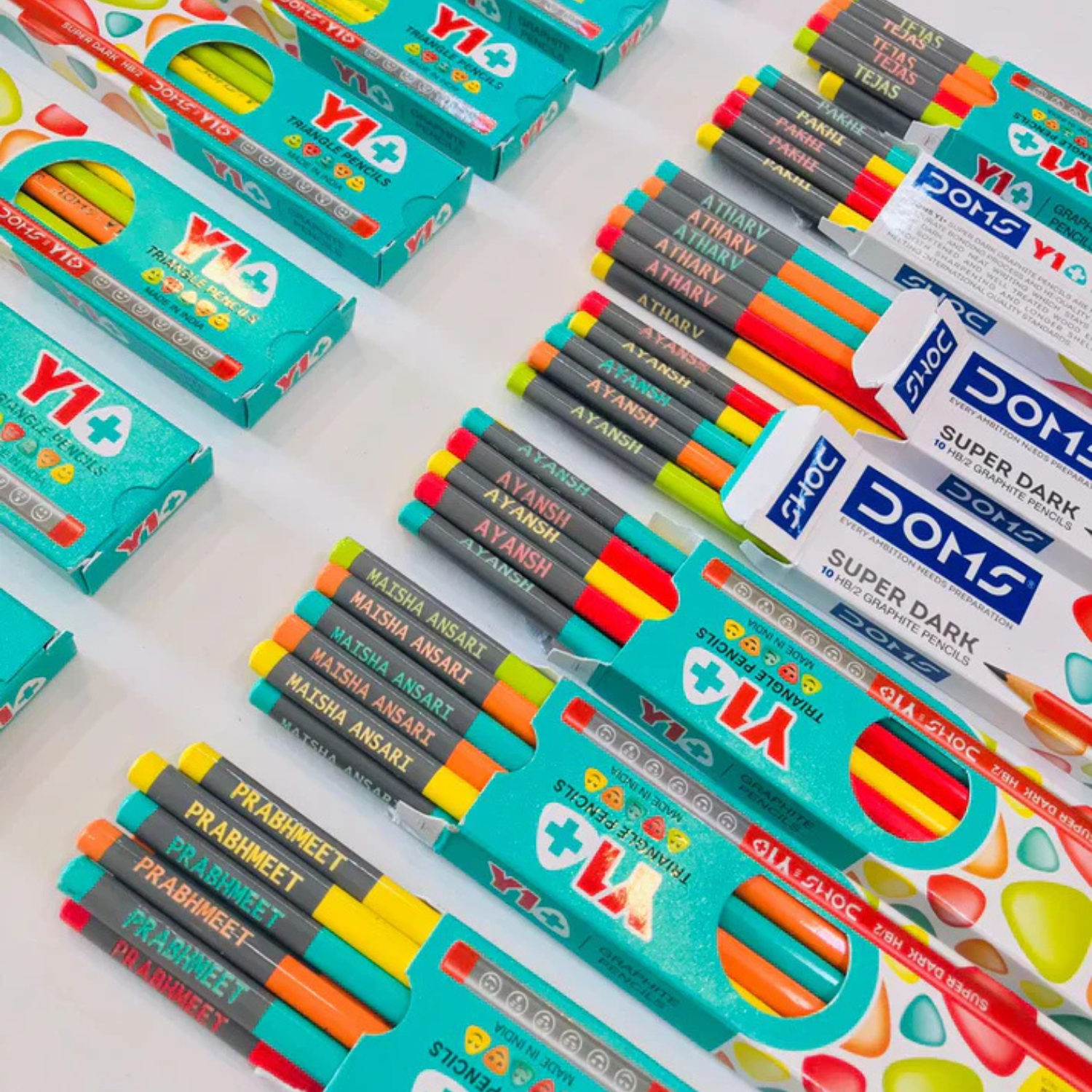 Customized Name Pencils for Kids (Pack of 10 Pencils)