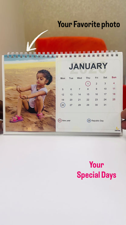 Personalized Kids Calendar 2026