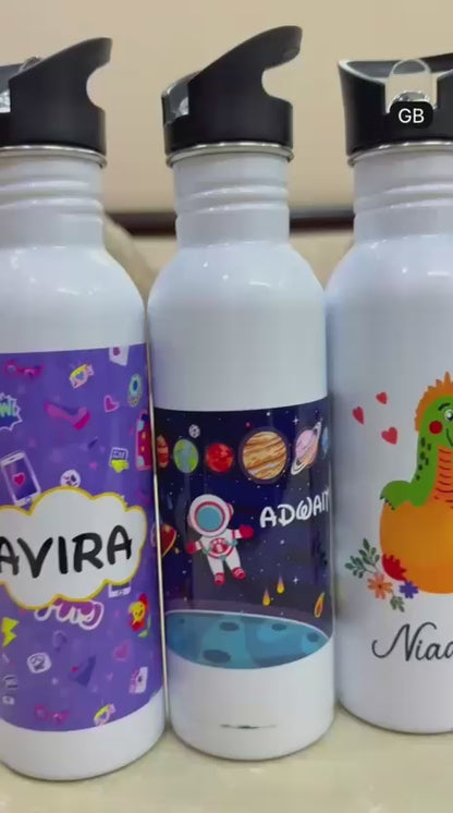 Personalized Theme based Water bottle 750 ML