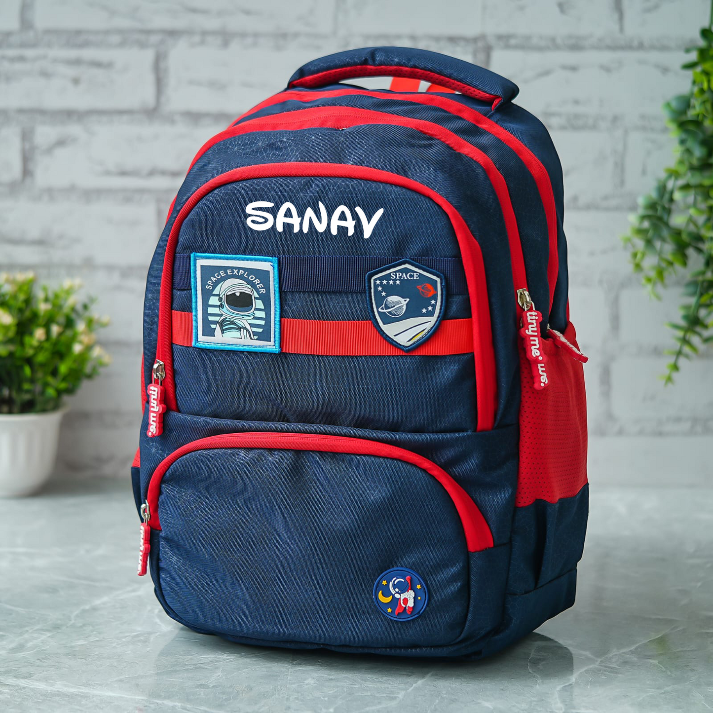 Space Patch Personalized Kids School Bag – Junior