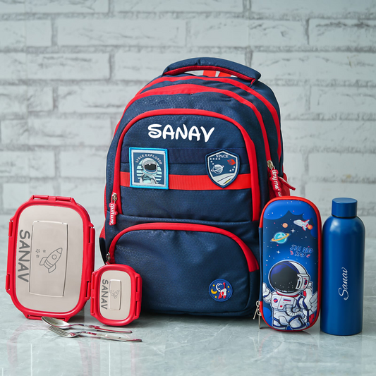 Space Patch Personalized Kids School Bag – Junior